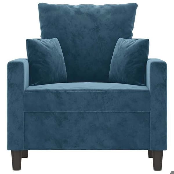 Maison Exclusive - Blå Stol 60 cm Velour