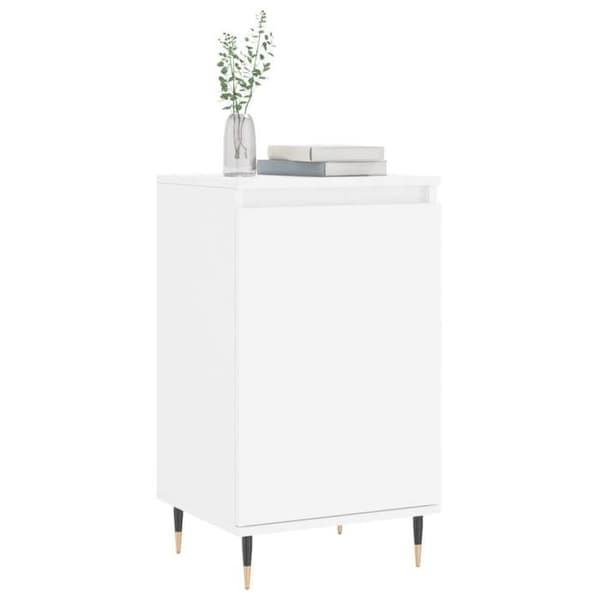 Maison Exclusive - Buffet 2 stk hvid 40x35x70 cm ingeniørtræ