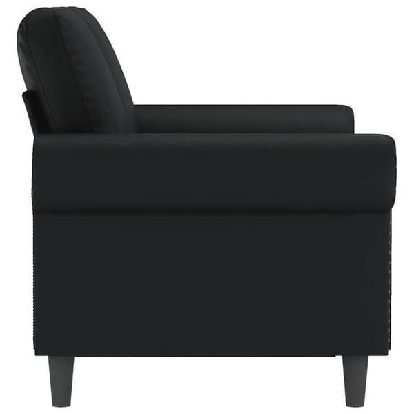 Maison Exclusive - 2-personers Sofa Sort 120 cm Syntetisk Læder