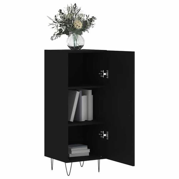 Maison Exclusive - Buffet Sort 34,5x34x90 cm Ingeniørtræ Svart