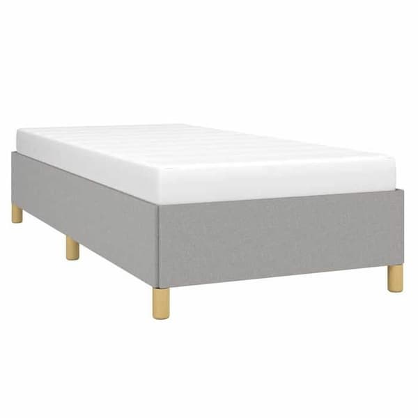 Maison Exclusive - Sengebund uden madras lys grå 90x190 cm stof