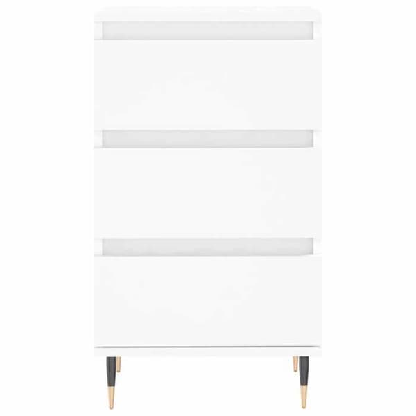 Maison Exclusive - Vit buffé 40x35x70 cm i ingenjörsträ