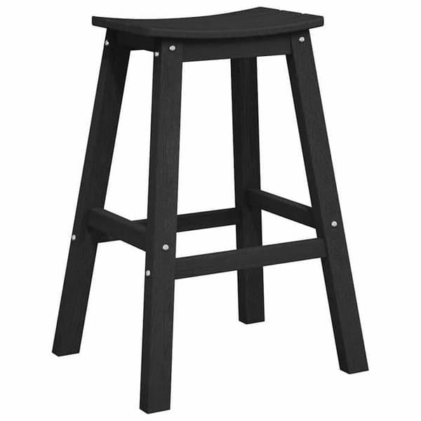 Maison Exclusive - Havebar sæt 6 pc Sort HDPE Svart