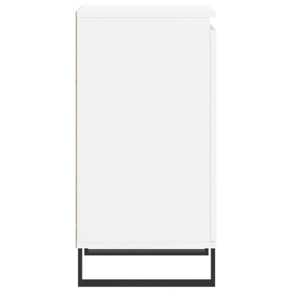 Maison Exclusive - Vit buffé 40x35x70 cm i ingenjörsträ