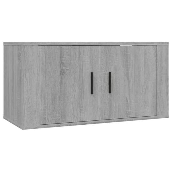Maison Exclusive - Väggmonterade TV-möbler 2 st sonoma grå 80x34,5x40 cm