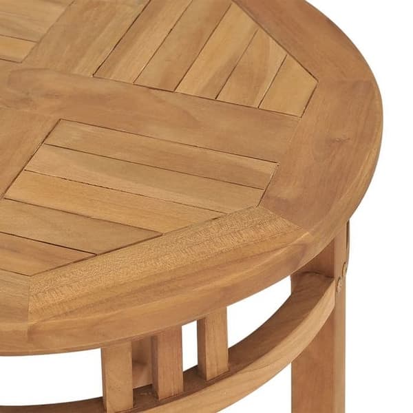 Maison Exclusive - Bistro bord Ø60x75,5 cm i solid teaktræ
