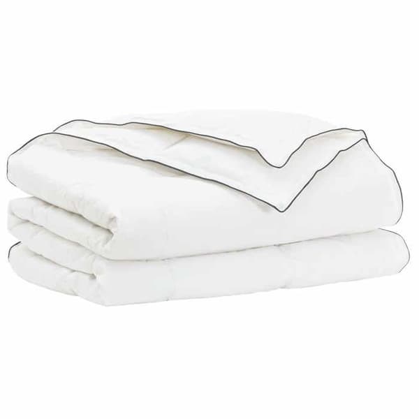 Maison Exclusive - Duntäcke 135 x 220 cm 100% Bomull Vit