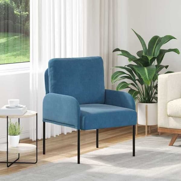Maison Exclusive - Sofaer med pude 55cm Blå Krydsfiner