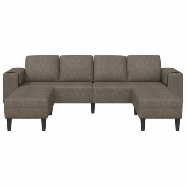 Soffa - EXKLUSIV HEM - 3 delar - Mörkgrå - 3 platser - Bas av plywood Mörkgrå