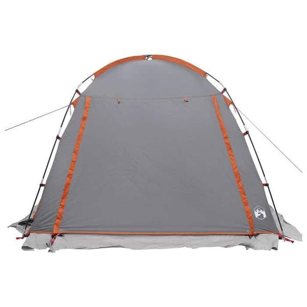 Maison Exclusive - Tunneliteltta Harmaa ja oranssi 361 x 235 x 152 cm