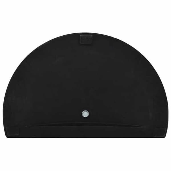 Maison Exclusive - Halvrund parasollfot i polyräsa 9 kg Svart