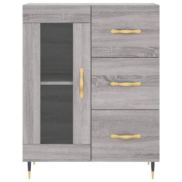 Maison Exclusive - Buffé Sonoma Grå 69,5x34x90 cm Ingenjörsträ
