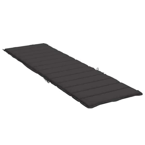 Maison Exclusive - Sort liggestolspude 200x60x3 cm oxford stof