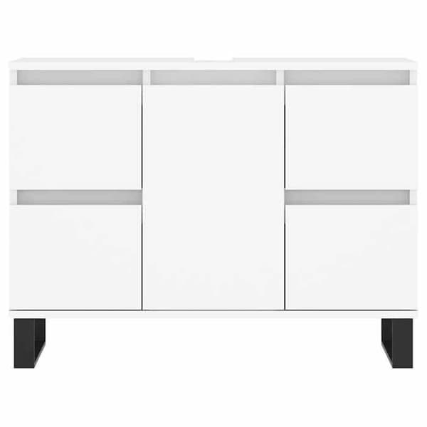 Maison Exclusive - Badrumsskåp vit 80x33x60 cm ingenjörsträ Vit