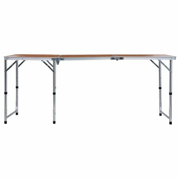 Maison Exclusive - Fällbord i aluminium för camping 180x60 cm