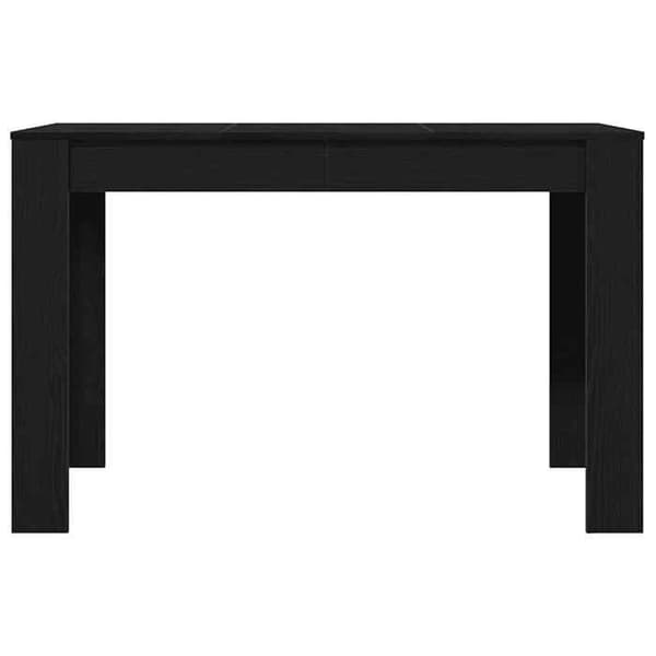 Spisebord - EKSKLUSIV HUS - 120x60x76 cm - Sort eg - Ingeniørtræ - Rektangulær svart ek