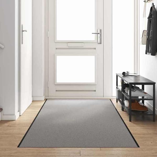 Maison Exclusive - Harmaa ja Musta Sisäänkäyntimatto 120 x 400 cm 100% Polyamidia