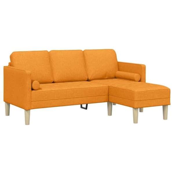 Maison Exclusive - 2 kpl sohvasetti tummankeltainen polyesteri Mörk gul