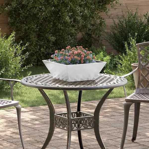 Maison Exclusive - Puutarhakori 5 kpl Hopea 40 x 40 x 15 cm Silver