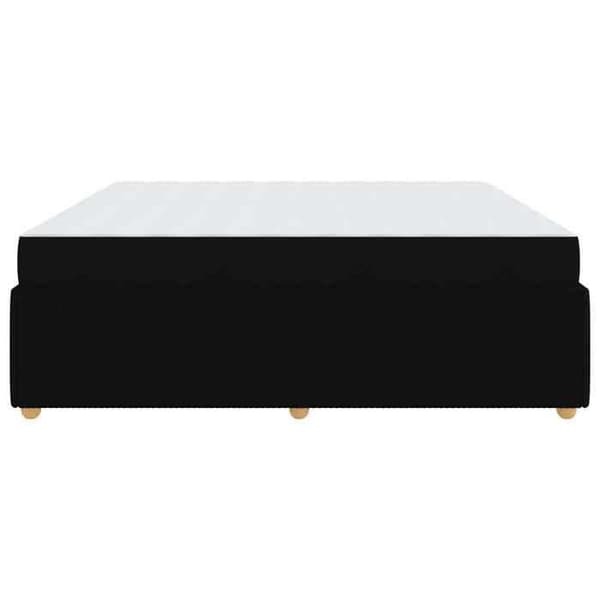 Maison Exclusive - Sängram Svart 200 x 200 cm tyg