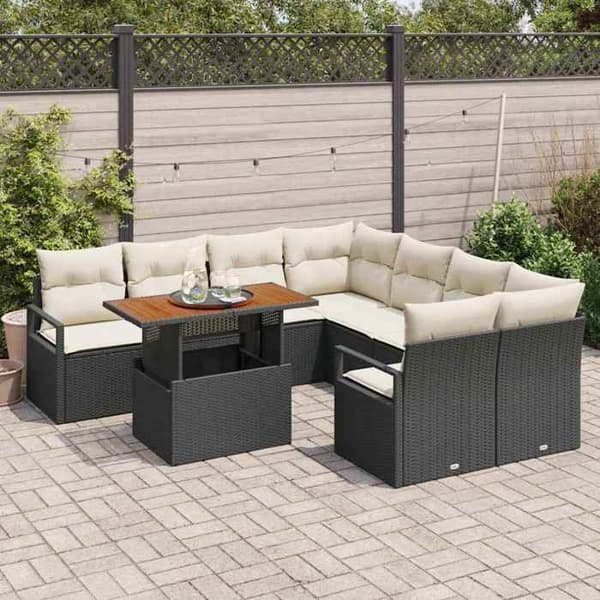 Maison Exclusive - 9 osan puutarhakalustesarja 8-hengen