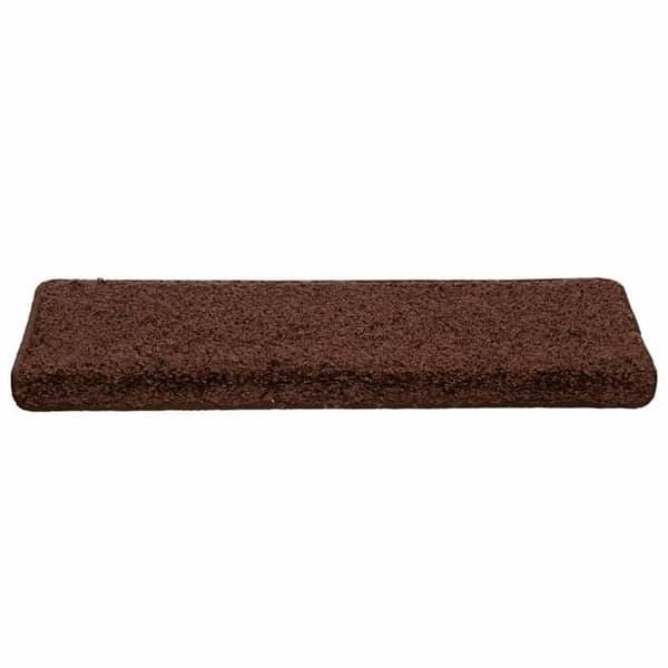 Maison Exclusive - Trappmatta 30 delar 65 x 21 x 4 cm Brun Rektangulär kant