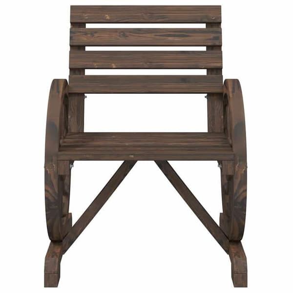 Maison Exclusive - Trädgårdsstolar set om 2 58x58x78,5 cm massiv gran