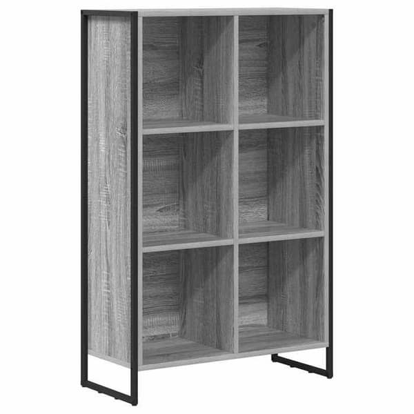 Maison Exclusive - Bibliotek 99,5 x 30 x 108,5 cm Ingenjörsträ Grå Sonoma