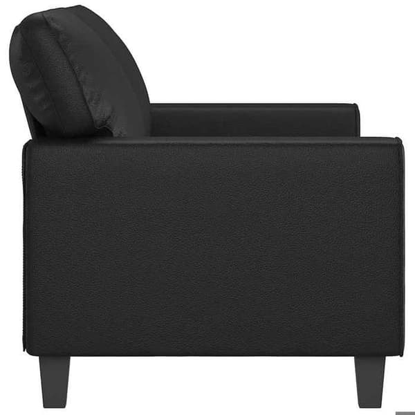 Maison Exclusive - 2-personers Sofa Sort 140 cm Syntetisk Læder