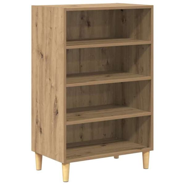 Buffé - EXKLUSIVT HEM - 57x35x89.5 cm - Ingenjörsträ - Nutida - Stort kapacitet Ek