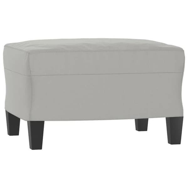 Maison Exclusive - 4-delars soffgrupp med kuddar Ljusgrå Mikrofiber Ljusgrått