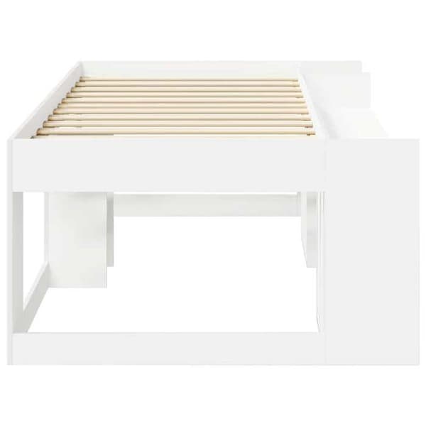 Maison Exclusive - Sängram för barn med förvaring Vit 90 x 200 cm