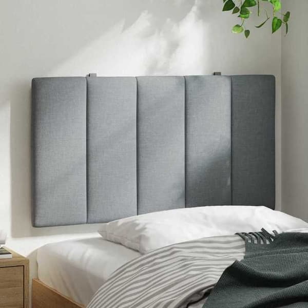 Maison Exclusive - Hovedgærdens pude Hanko lys grå 80 cm stof