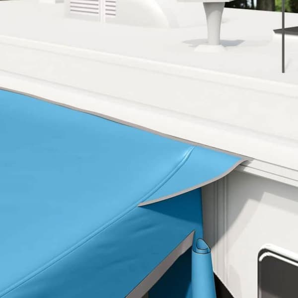 Maison Exclusive - Blå baklucketält 285 x 255 x 245 cm taffeta Vattentät