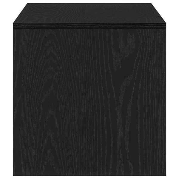 Maison Exclusive - TV-møbel i sort egetræ 100x40x40 cm i ingeniørtræ