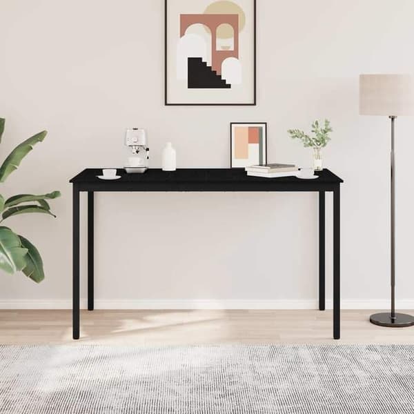 Maison Exclusive - Stående barbord i ingeniørtræ, rektangulær