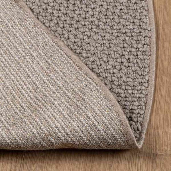 Maison Exclusive - Inomhusmatta LUGO Taupe Ø 120 cm Polyester
