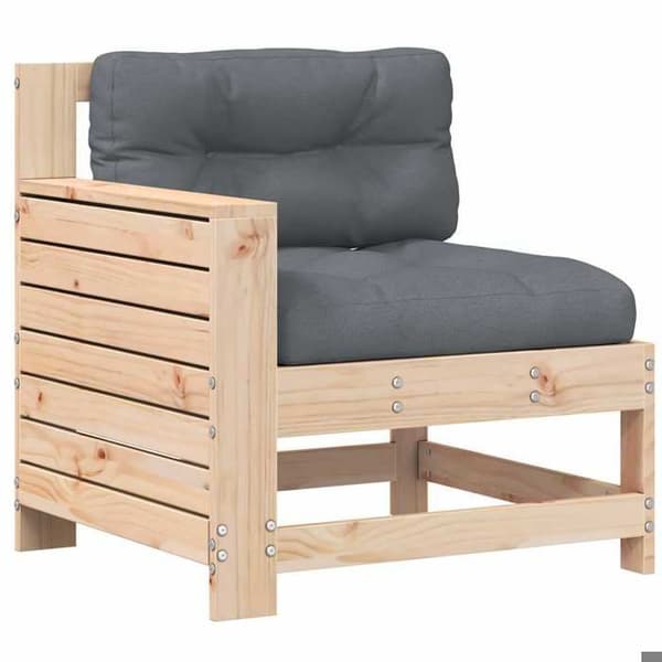 Trädgårdsoffan - EXKLUSIVT HUS - Modulsoffa - Massivt furu - Med kuddar - Lattdesign