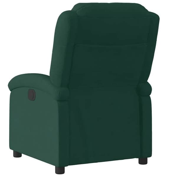 Maison Exclusive - Mørkegrøn velour elektrisk lænestol
