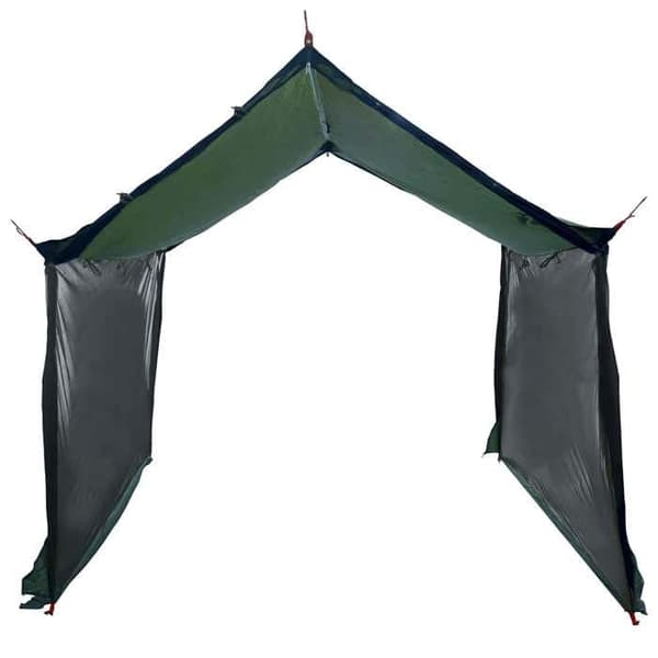 Maison Exclusive - Camping tarp med netvægge Grøn army