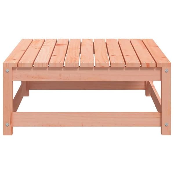 Trädgårdsfotstöd - EXKLUSIVT HUS - 70x70x30 cm - Massiv Douglas - Modulär - Design med ribbor