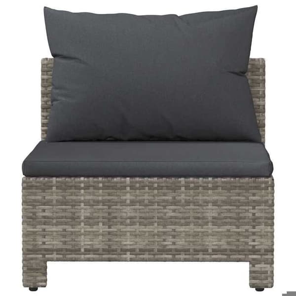 Maison Exclusive - Central have-sofa med grå polyrotin pude