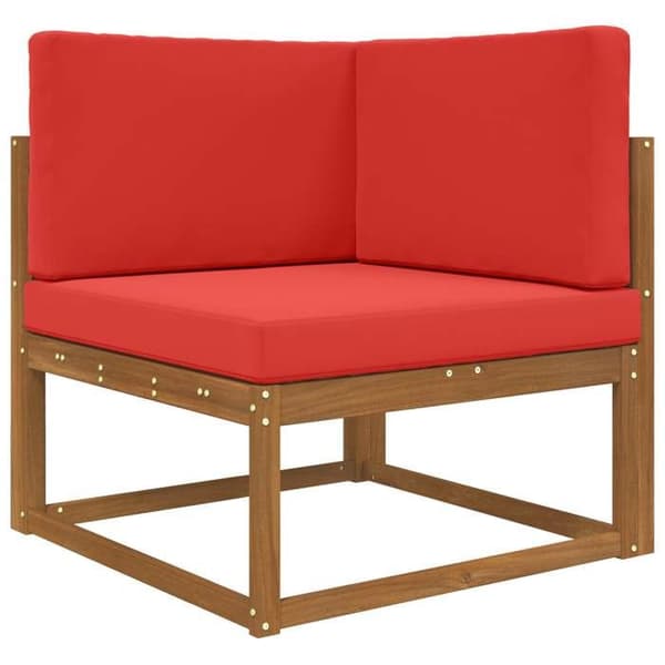 Maison Exclusive - Udendørs sofa pude Polyester Rød 80 x 80 cm Röd