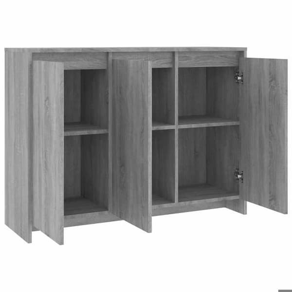 Maison Exclusive - Buffet Sonoma grå 102x33x75 cm Ingeniørtræ