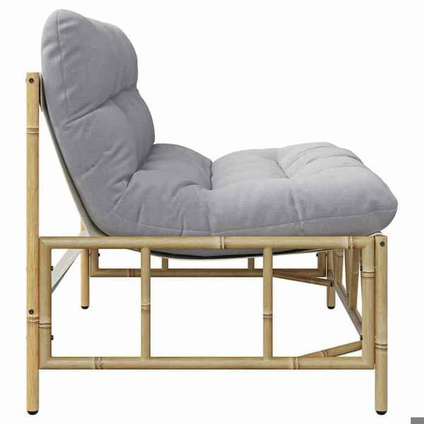 Trädgårdsstolar - EXKLUSIV HEM - Trädgårdsstolar - Robust stål - Bekväm textilène - Bambu-design