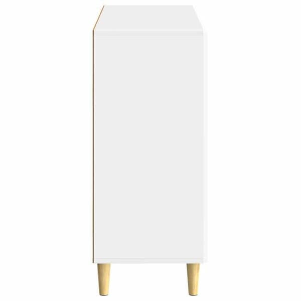 Maison Exclusive - Hvid glans buffet 89 x 34,5 x 80 cm Ingeniørtræ
