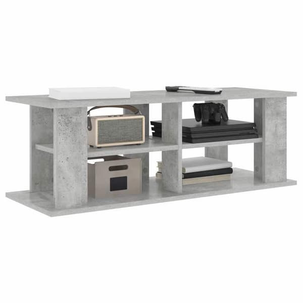 Maison Exclusive - Betoniharmaa televisioteline 96 x 35 x 33,5 cm