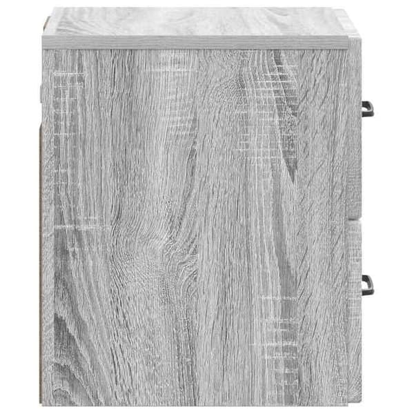 Maison Exclusive - Sonoma harmaa seinähyllyyöpyöre 34,5 x 33 x 40 cm