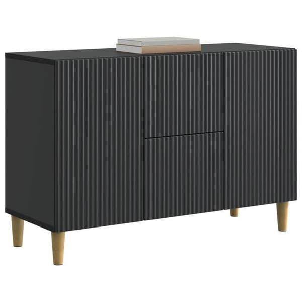 Maison Exclusive - Buffet Sort 89 x 34,5 x 60 cm Ingeniørtræ