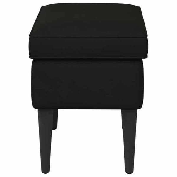 Maison Exclusive - Puff Svart 55 x 35 x 41 cm Sammet